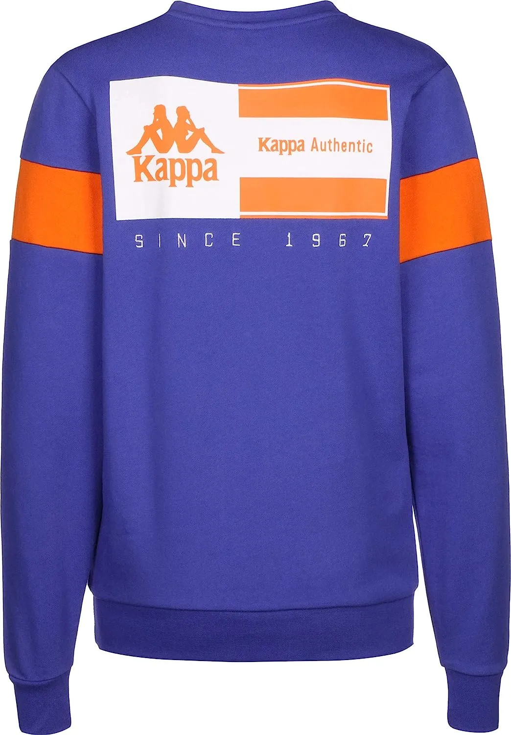 Kappa men's sweatshirt in Authentic LA CEMARS 304SV30 912 blue royal-orange