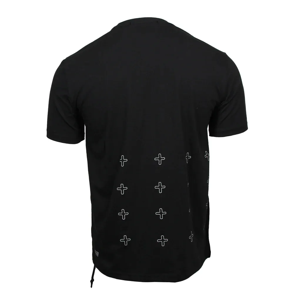 KSUBI HOLOGRAPH KASH SS TEE JET BLACK