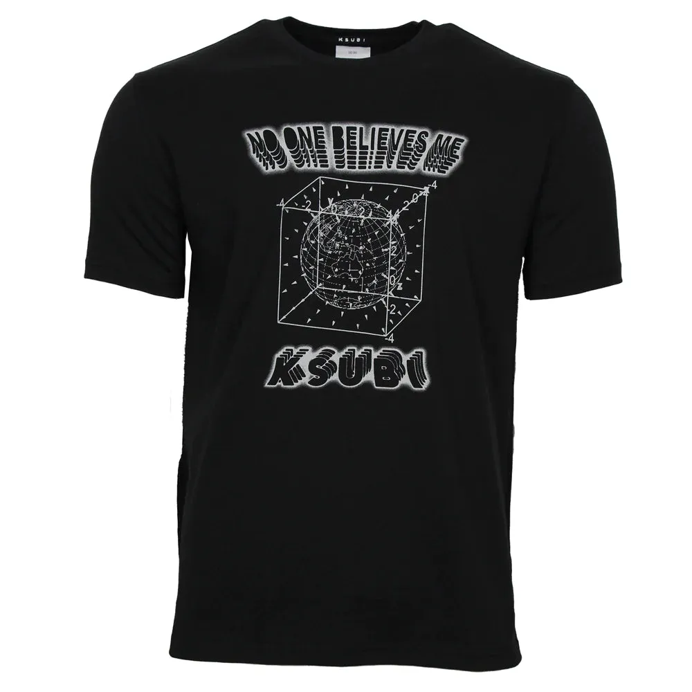 KSUBI HOLOGRAPH KASH SS TEE JET BLACK