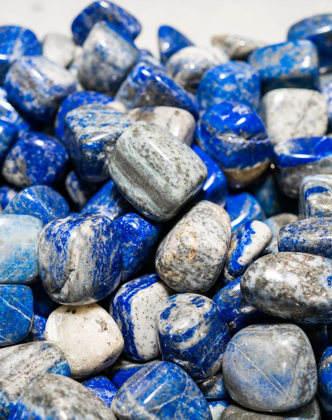 Lapis Lazuli Tumbled Crystals Set of 3 (1 Inch)