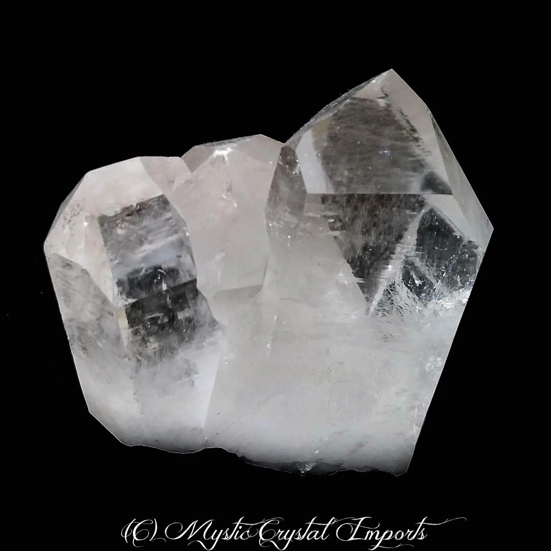 Large Clear Quartz Cluster - 01