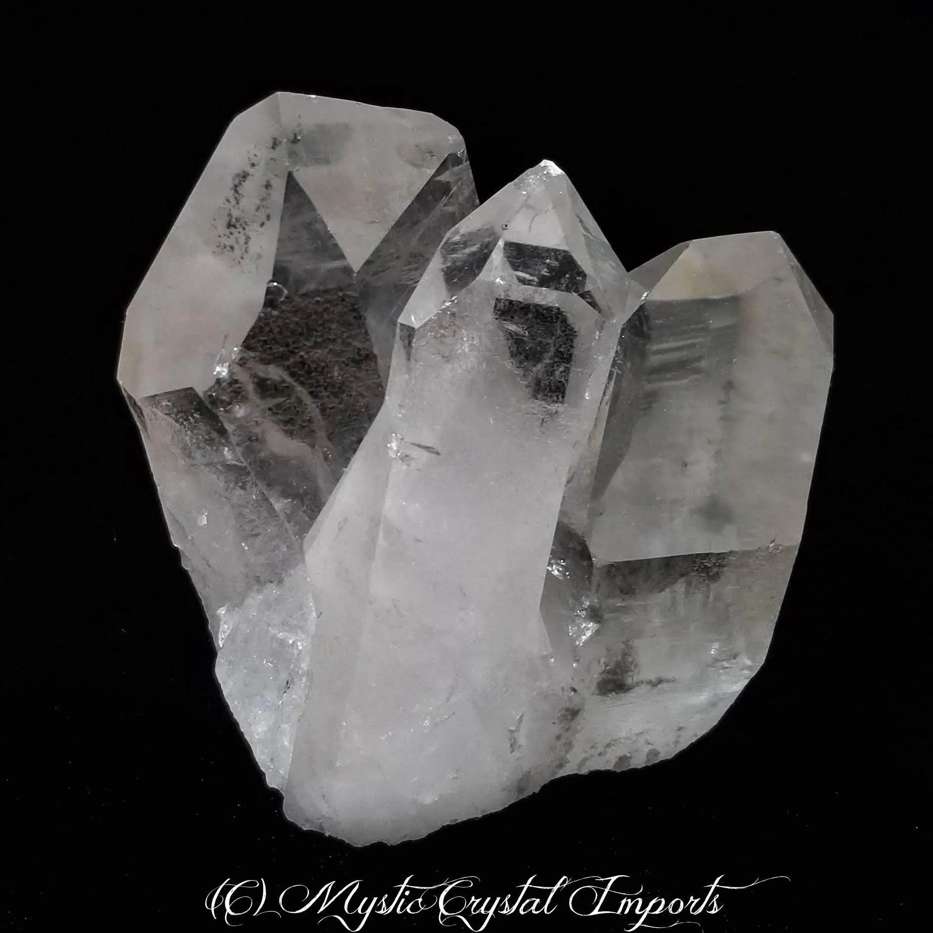 Large Clear Quartz Cluster - 01