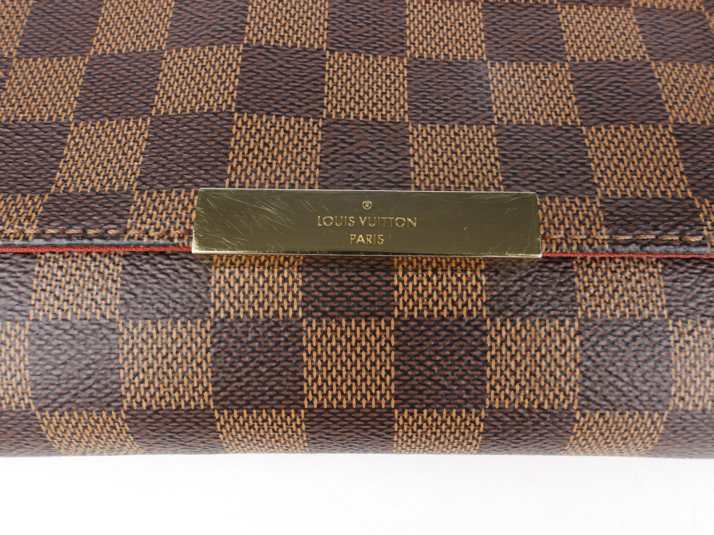 Louis Vuitton Favorite MM Damier Ebene Coated Canvas