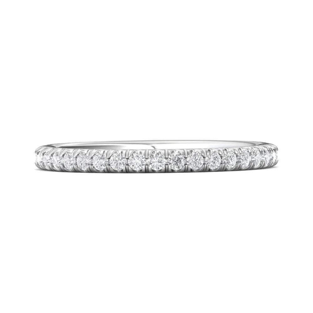 Martin Flyer 14k Micropavé Diamond Eternity Band