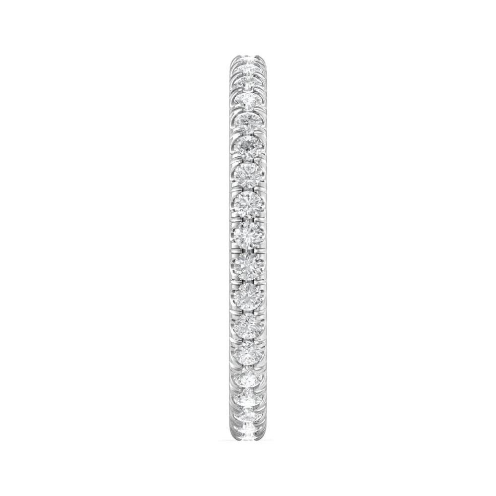 Martin Flyer 14k Micropavé Diamond Eternity Band