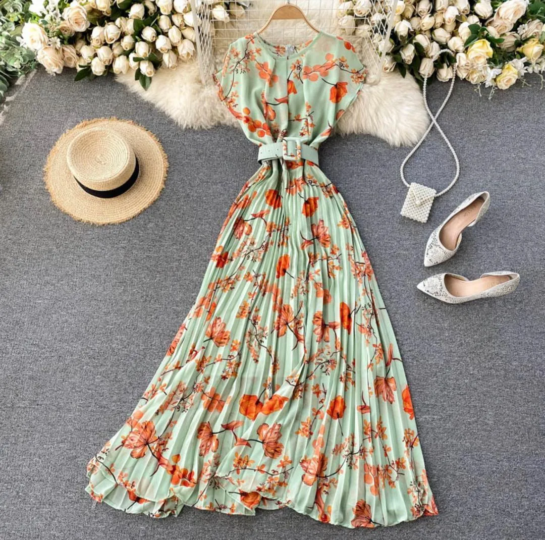 Meadow Belted Dress