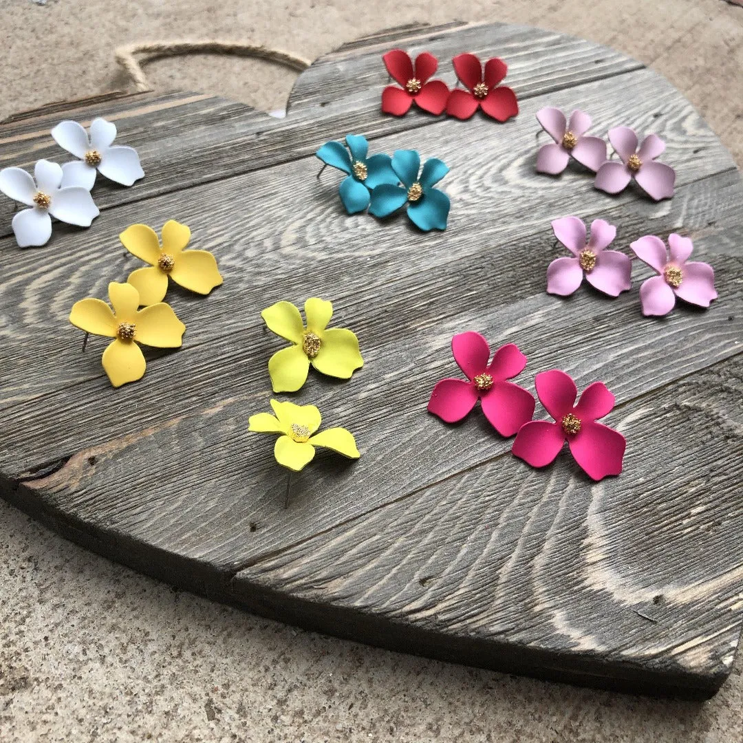 Mini Miami Flower Earrings - LAST CHANCE