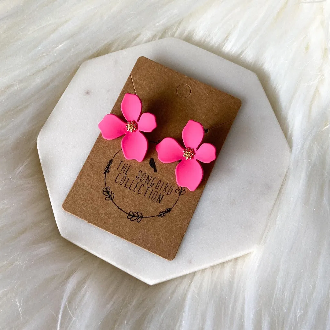 Mini Miami Flower Earrings - LAST CHANCE