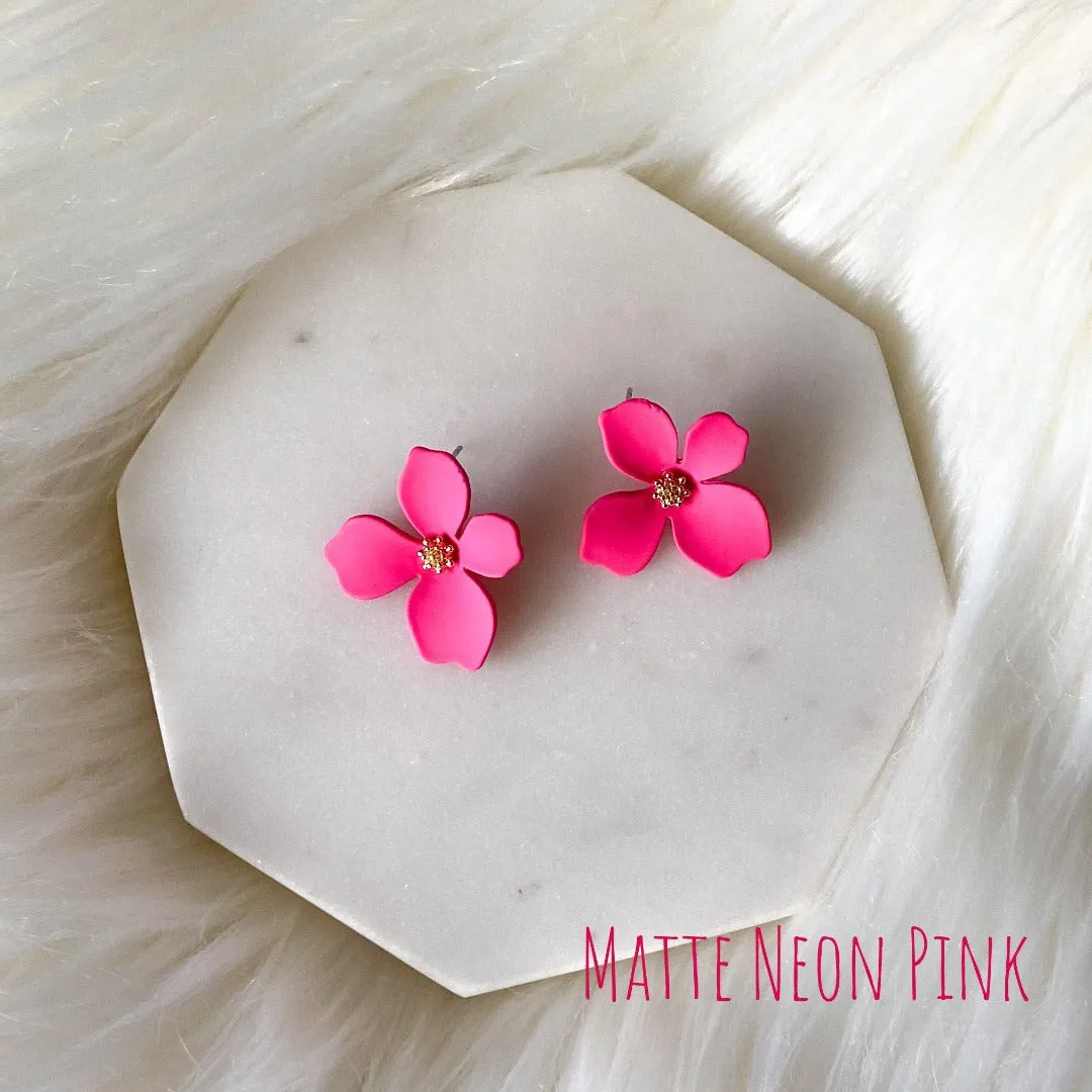 Mini Miami Flower Earrings - LAST CHANCE