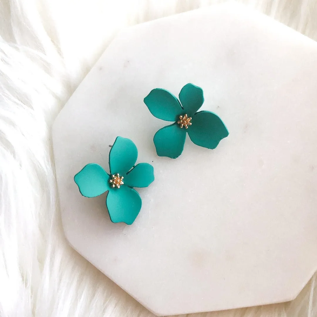 Mini Miami Flower Earrings - LAST CHANCE