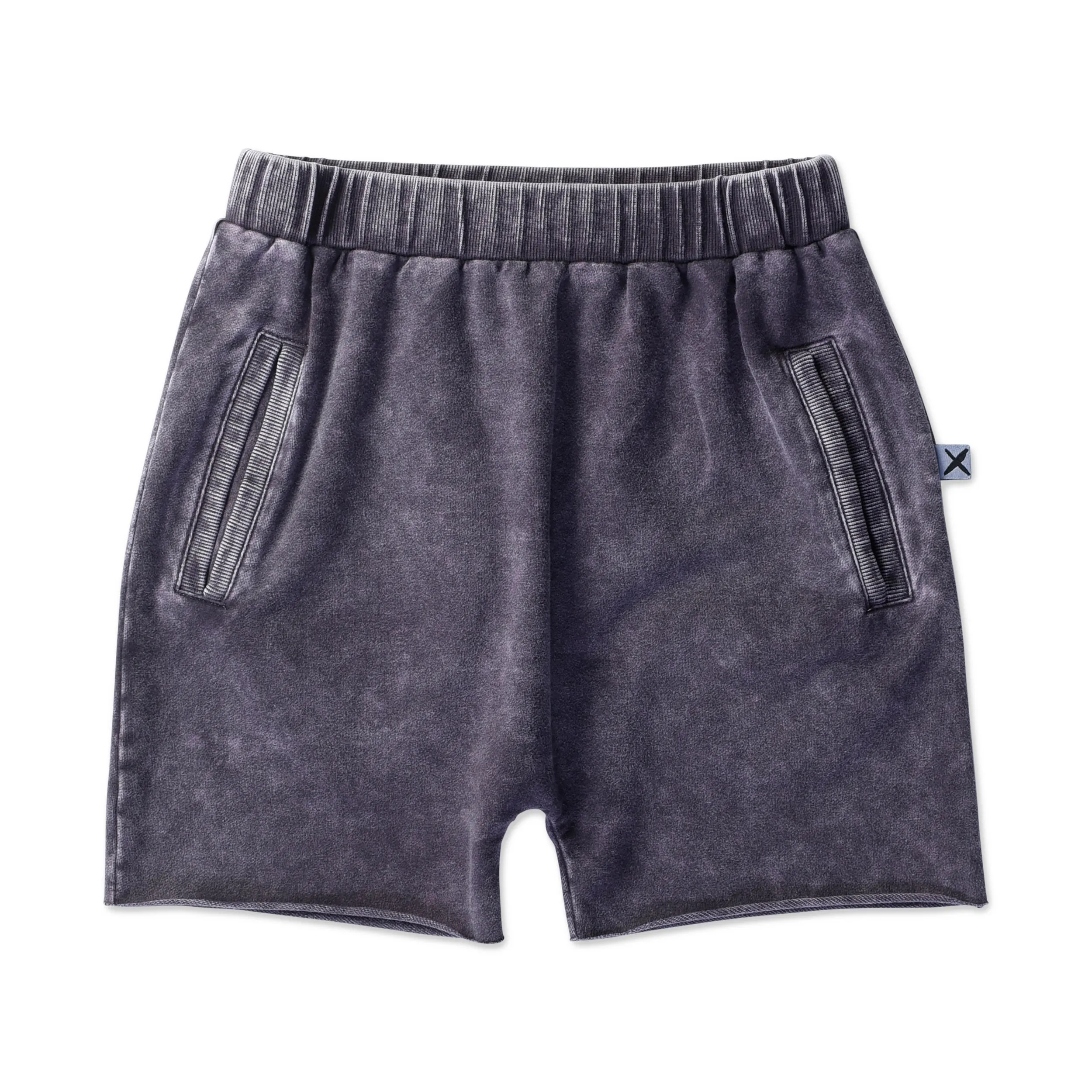 Minti | Blasted Bronx Short- Black wash