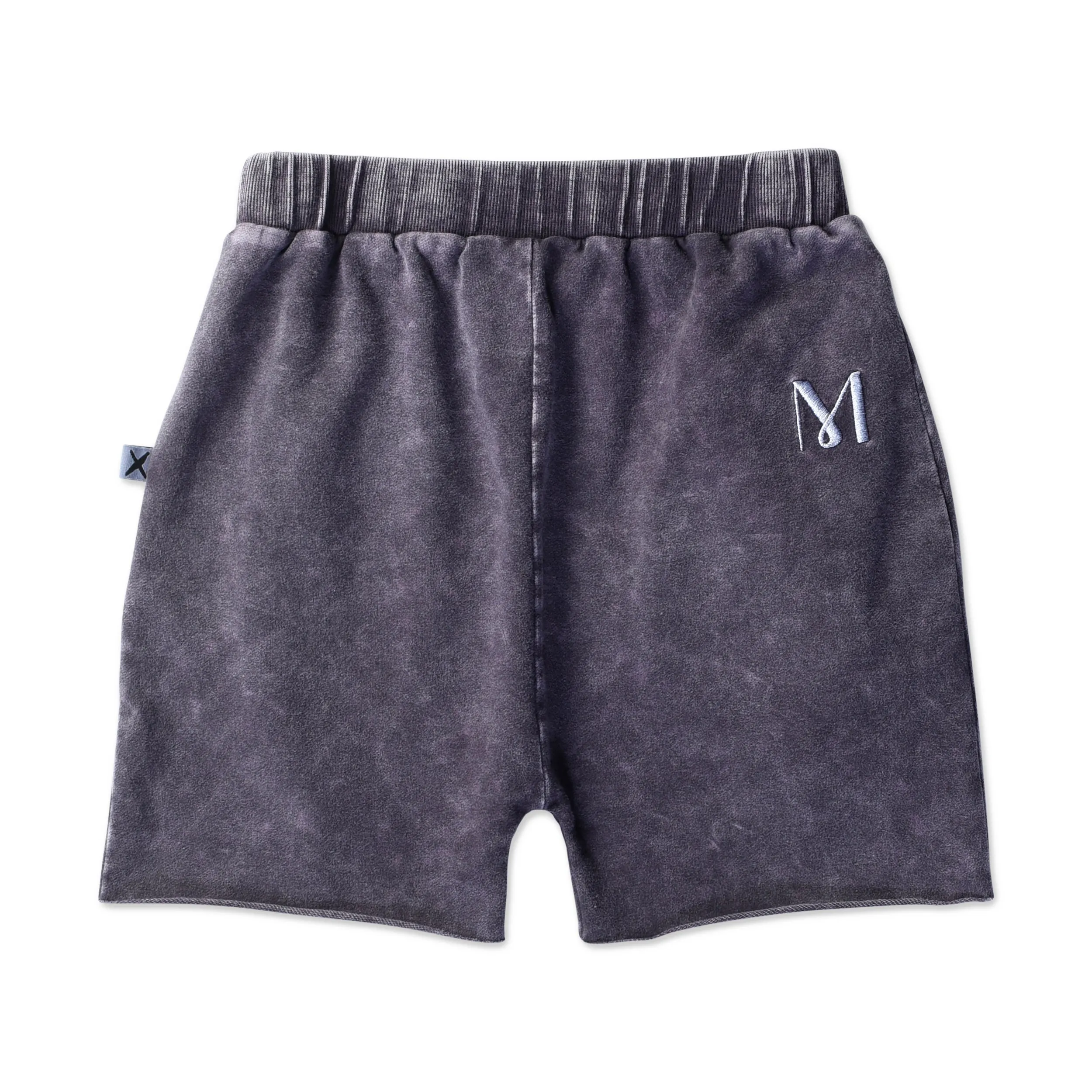 Minti | Blasted Bronx Short- Black wash