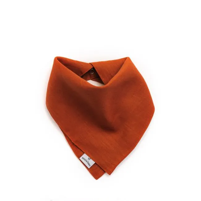 Moss & Fawn 100% Linen Drool Bib - Fox