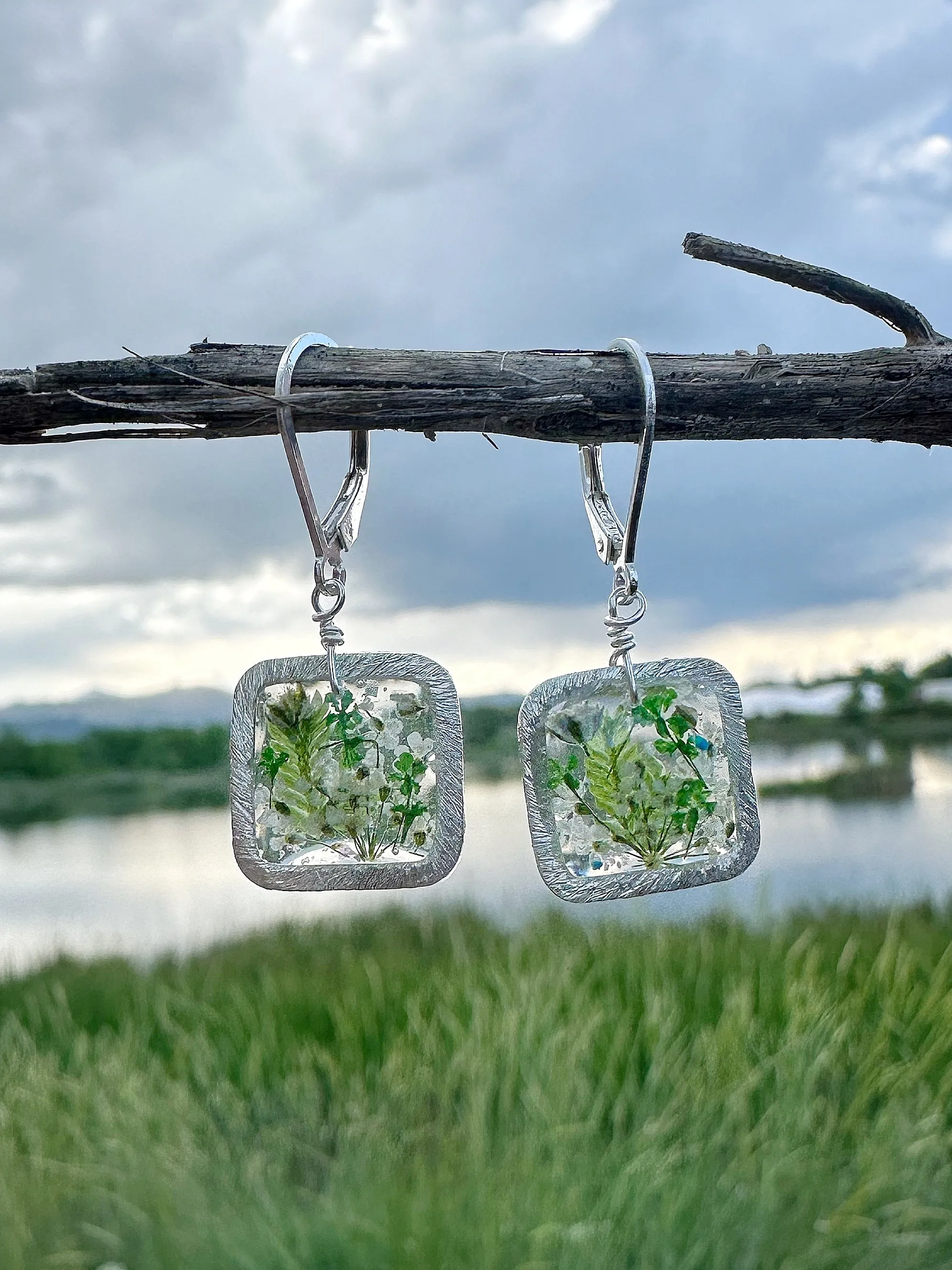 Natural Botanical Garden Earrings - BG 113