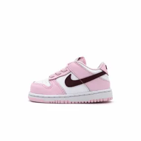 NIKE DUNK LOW PINK RED WHITE TD (TODDLER) 2021