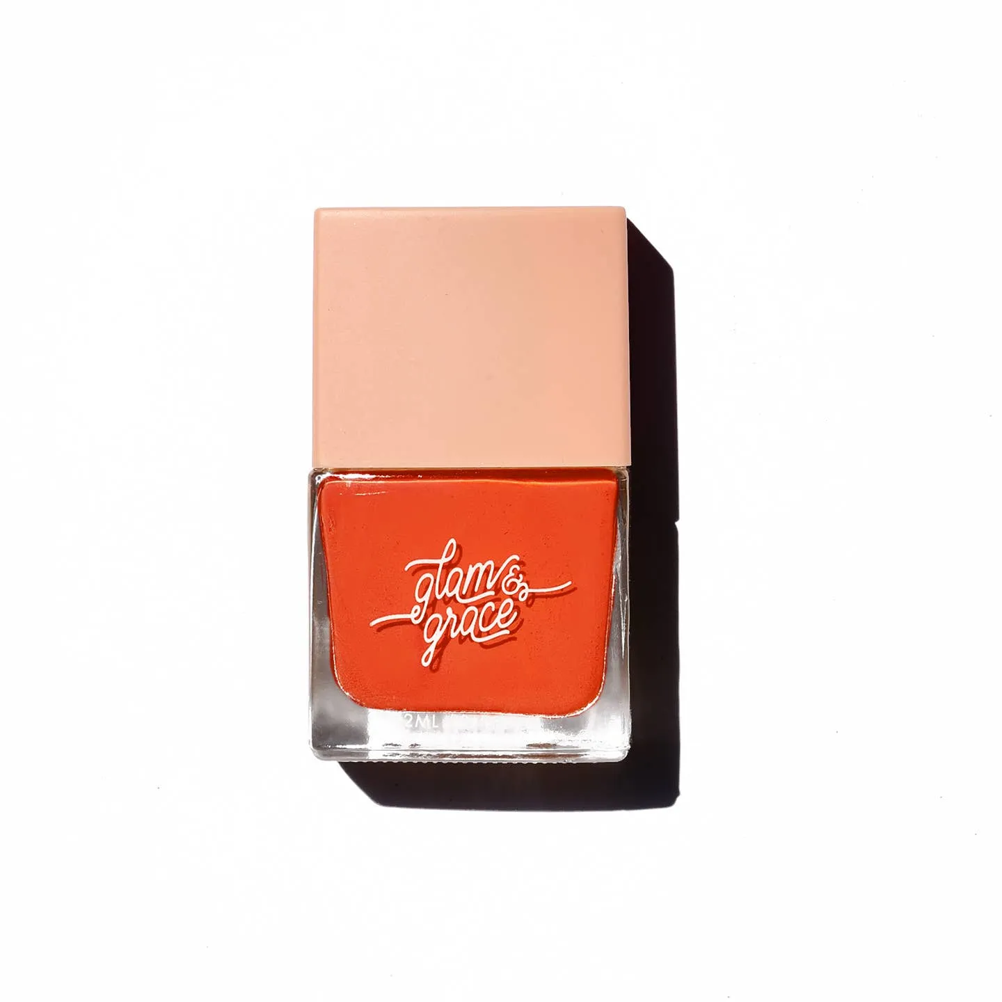 Non-Toxic Nail Polish in Fireball by Glam & Grace