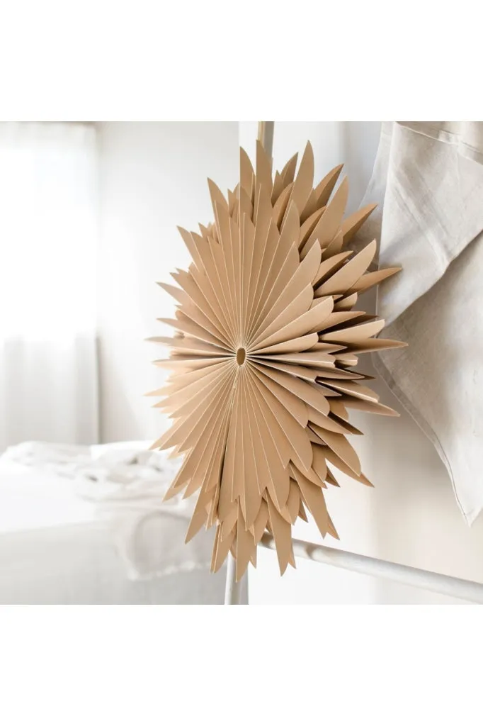 Nordic Rooms - Window & Wall Hanging Star Ornament - 70cm - Flaxseed