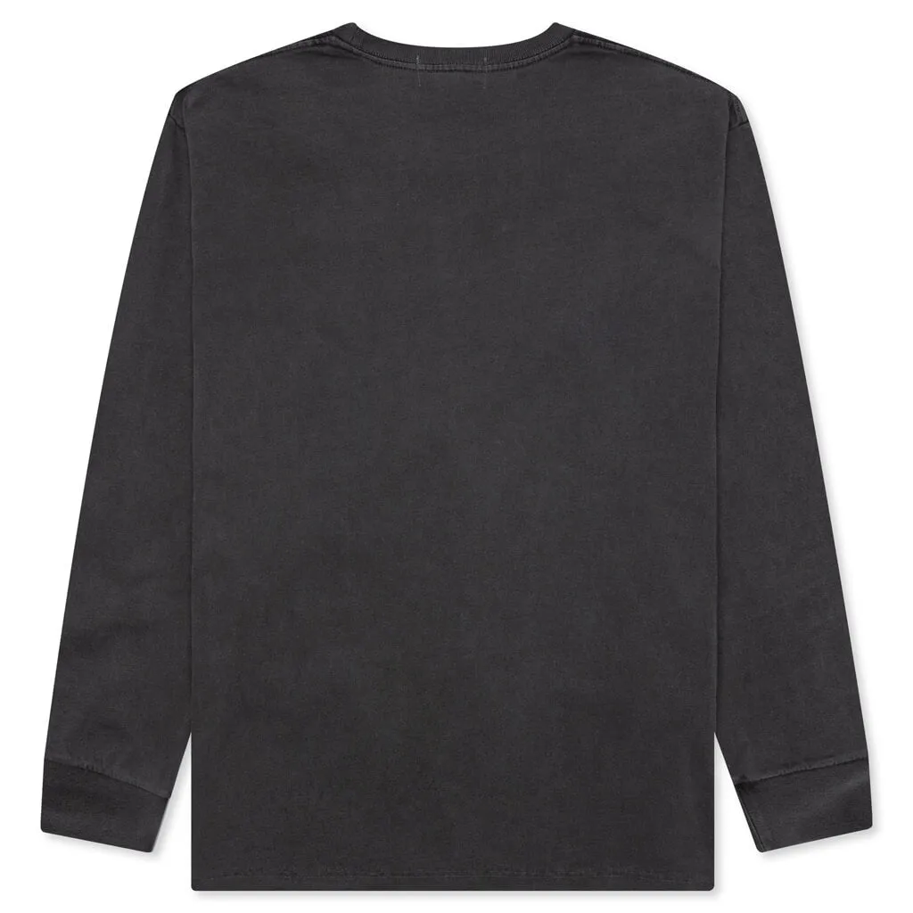 Overdye College L/S Tee - Black