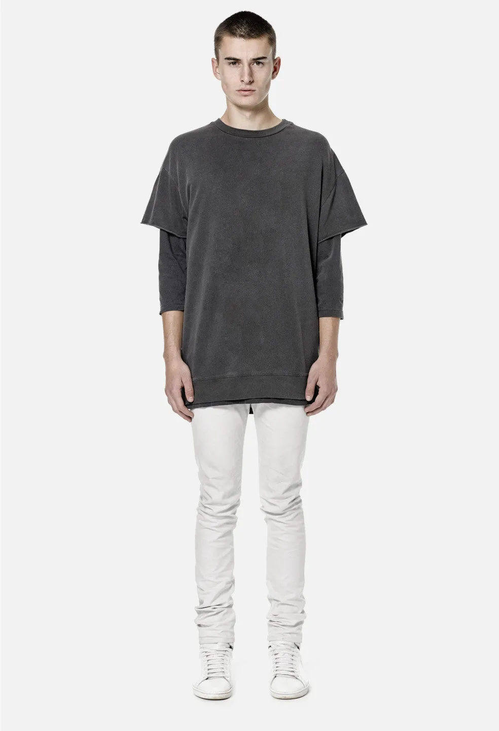 Oversized SS Crew / Black