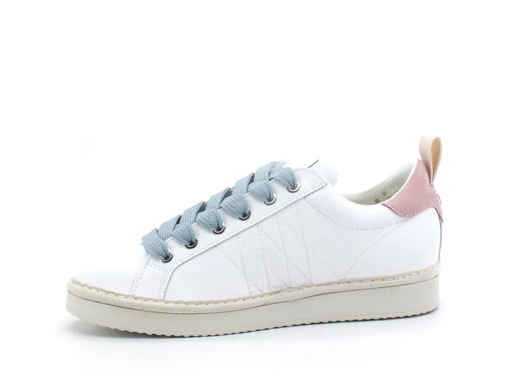 PAN CHIC Sneaker Pelle Neoprene White Neon Pink P01W2200100175