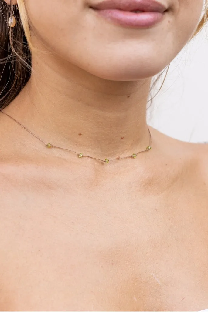 Peridot Celestial Necklace for Radiant