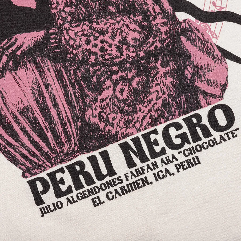 Peru Negro Tee - Cream