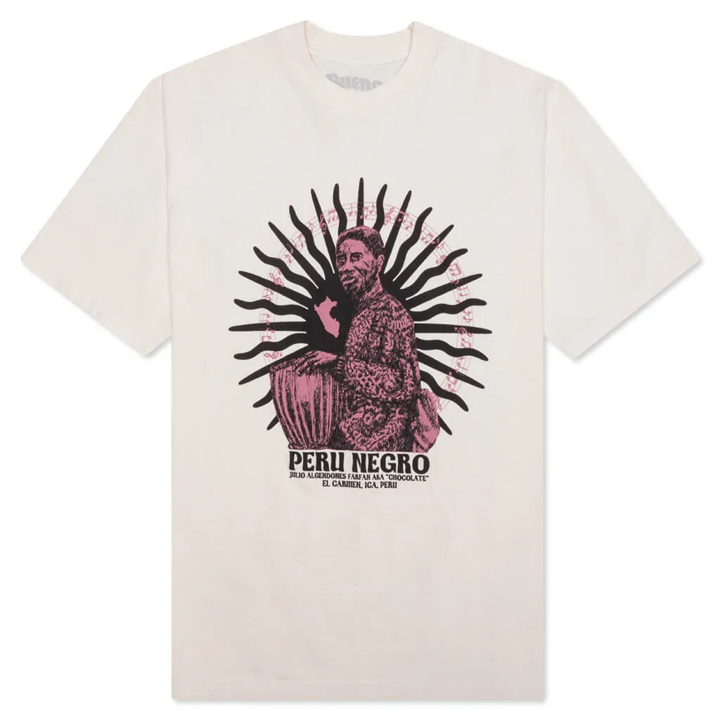 Peru Negro Tee - Cream