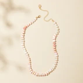 Pink Opal Beaded Necklace