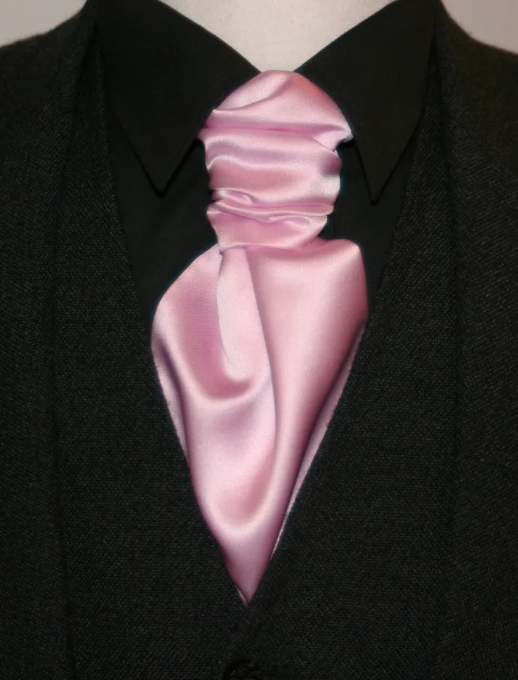 Pink Ruche Cravat