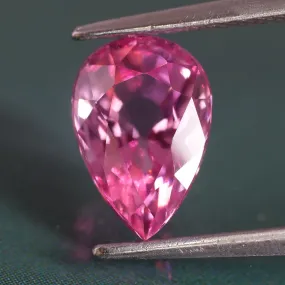 Pink Spinel | IGI certified | natural, pear cut *8.5x6 mm, 1.7 ct