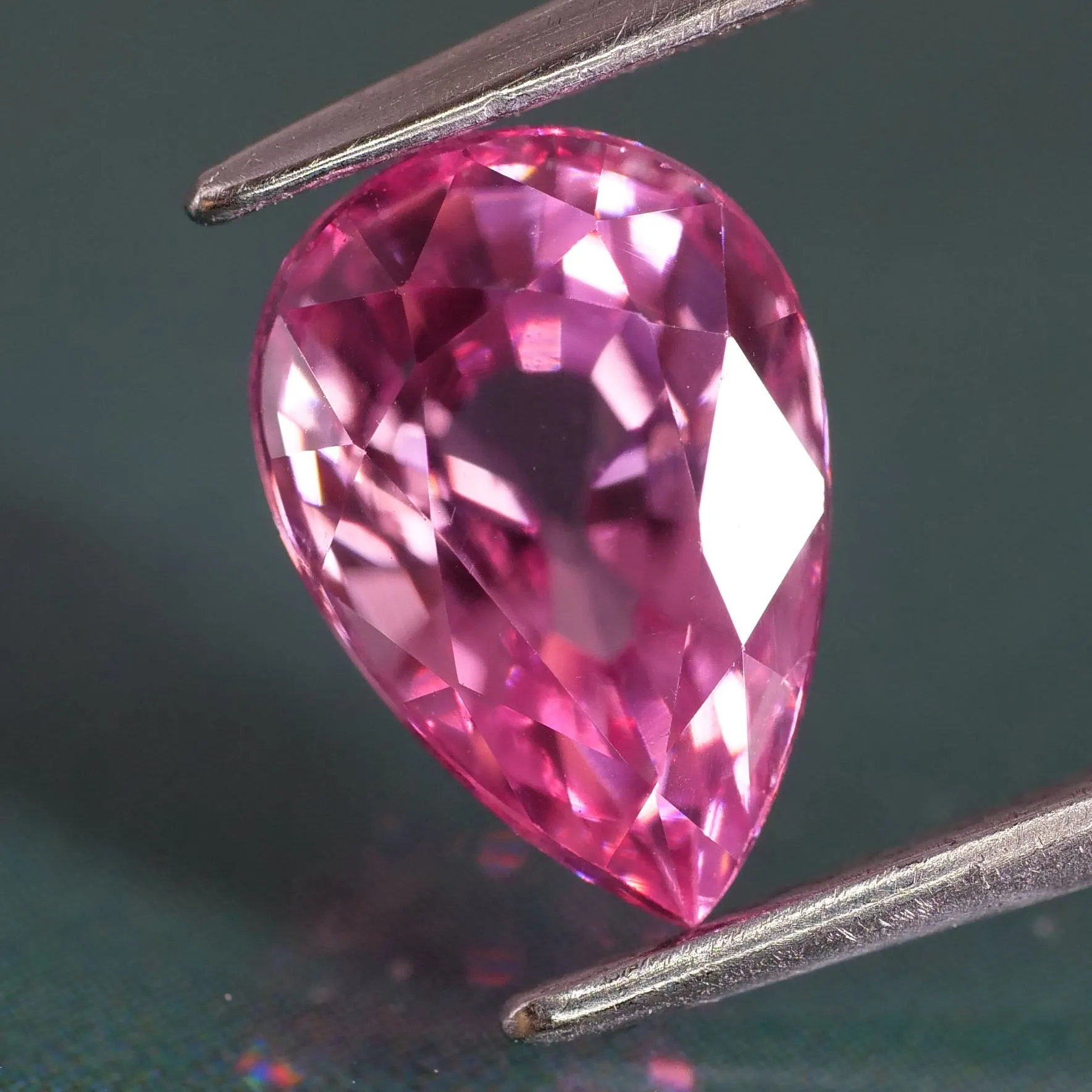 Pink Spinel | IGI certified | natural, pear cut *8.5x6 mm, 1.7 ct