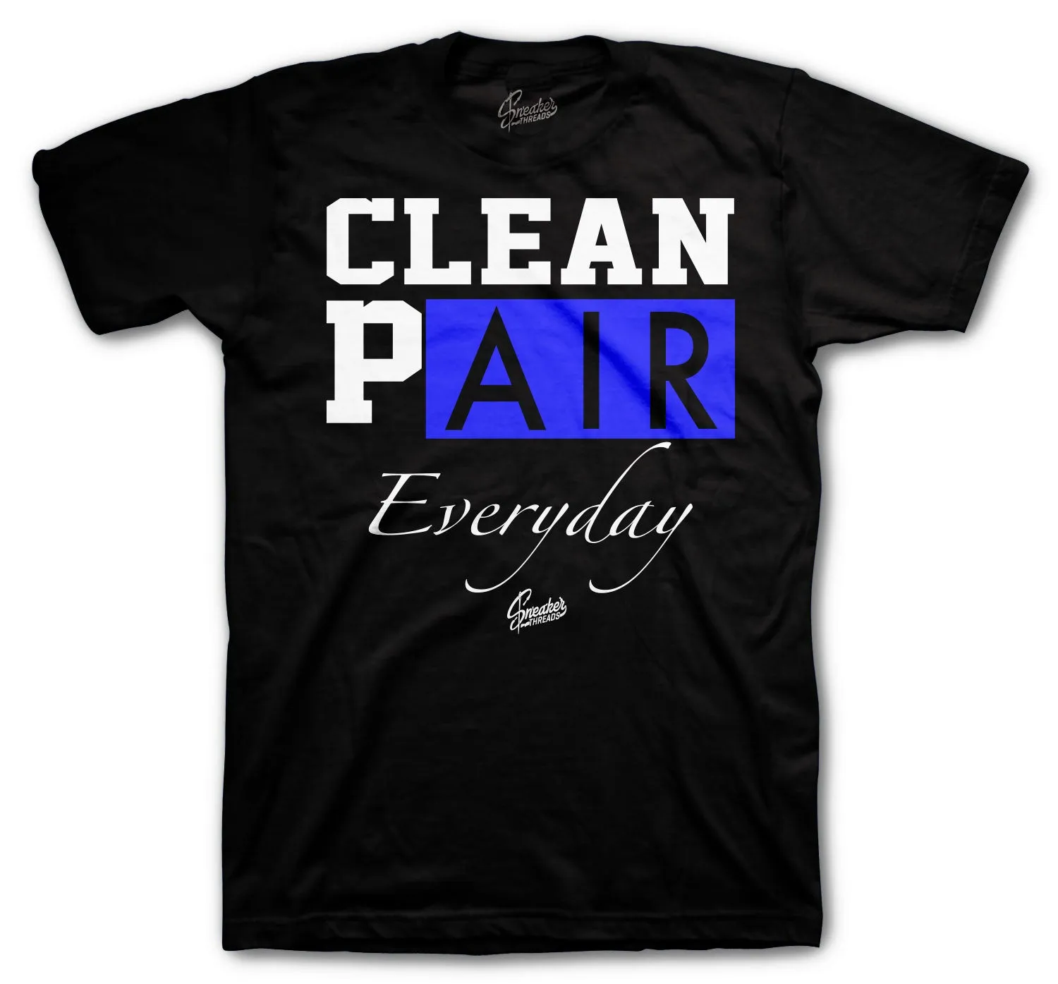 Retro 5 Racer Blue Clean Pair Shirt