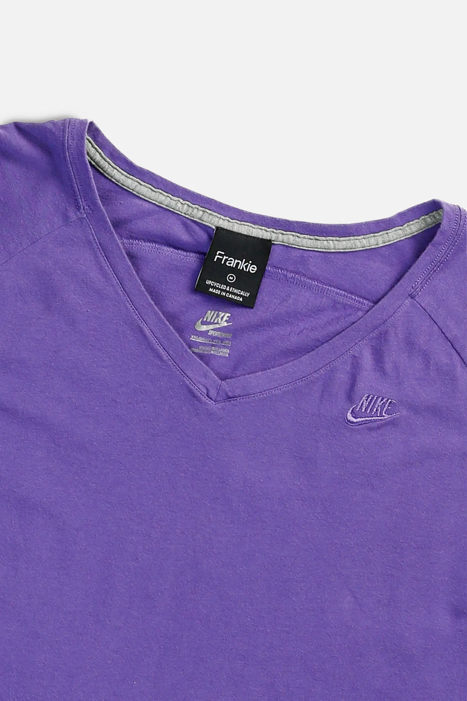 Rework Nike Crop Long Sleeve Tee - M