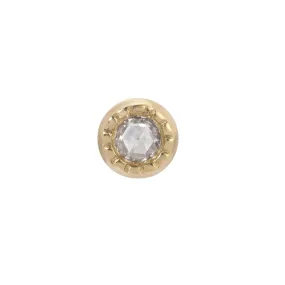 Rose Cut Diamond Mazurka Stud (Single)