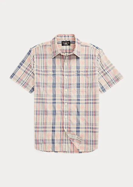 RRL Jacquard Madras Workshirt