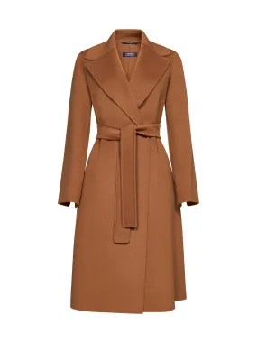 'S Max Mara Belted Long-Sleeved Coat