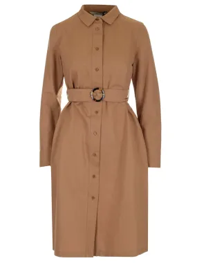 'S Max Mara Belted Midi Dress