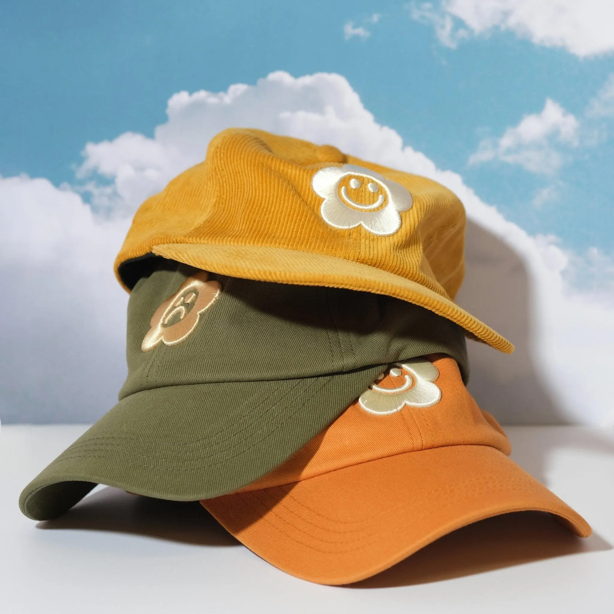 Sad Flower Olive Dad Hat