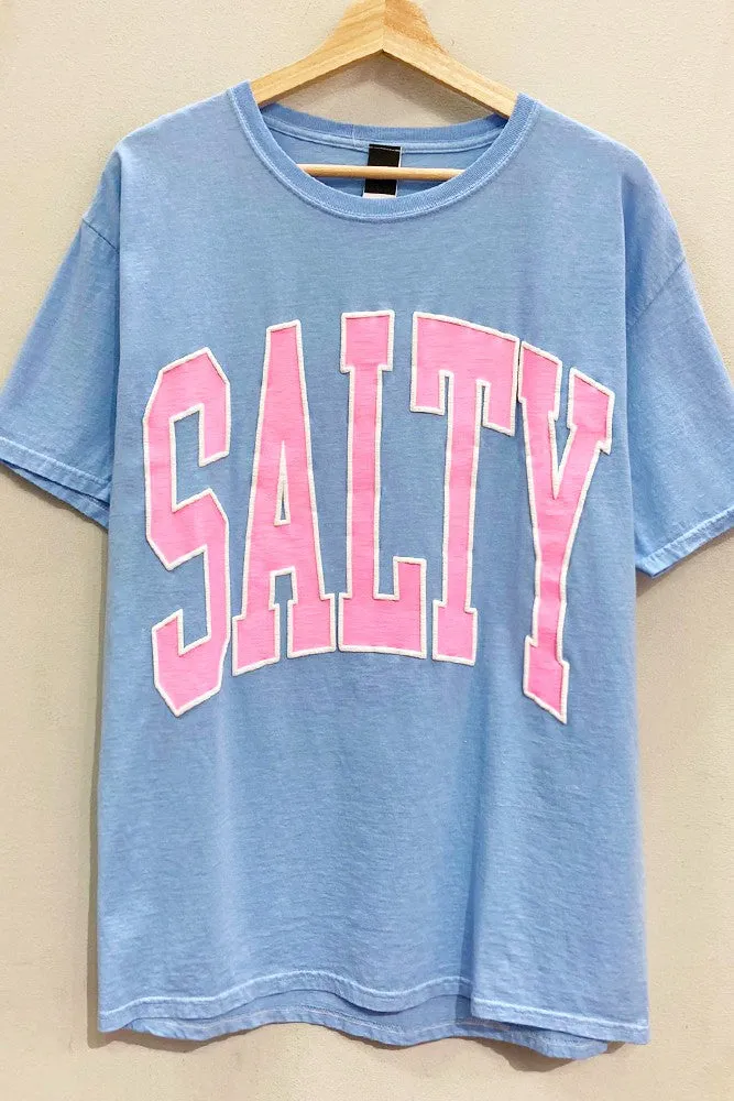 Salty Puff Print Graphic Tee, Skyway