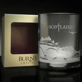 Scotland Skyline Whiskey Glass