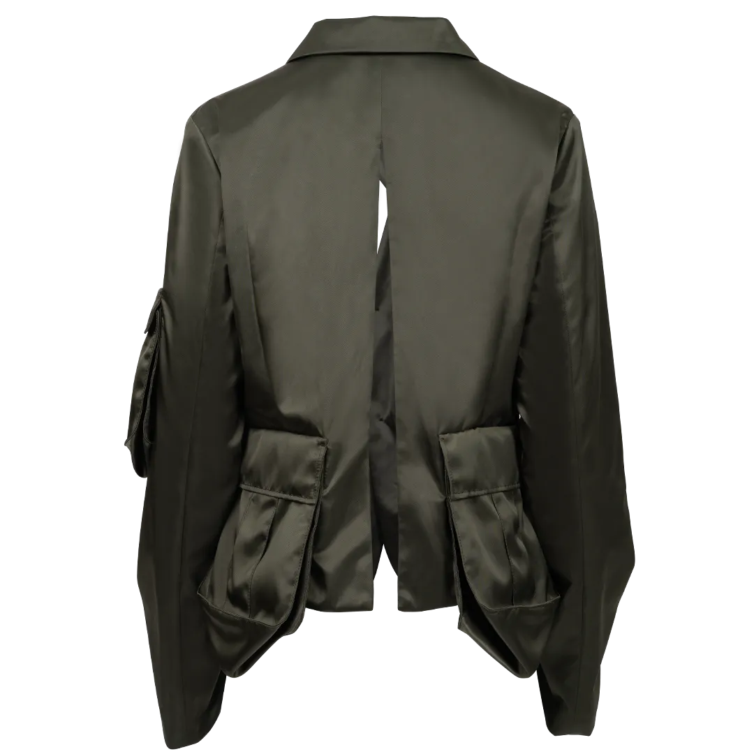 Silk Military Jacket