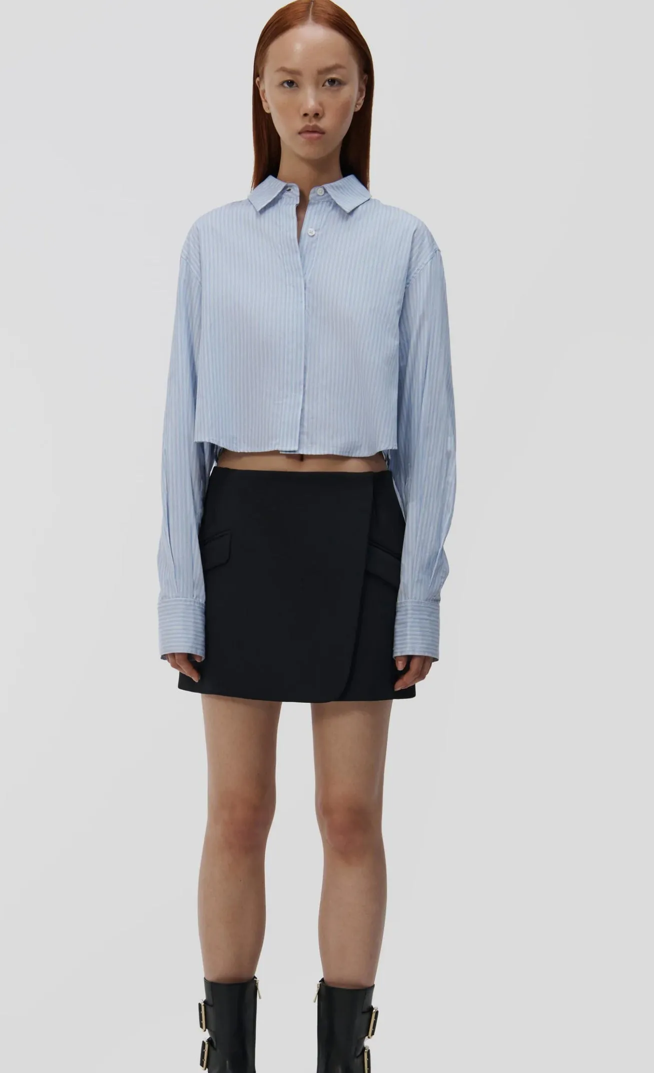 Simkhai - Renata Cropped Shirt - Stripe