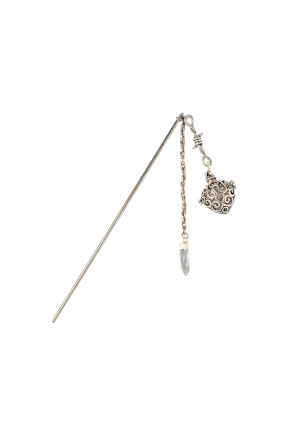 SIREN CRYSTAL LOCKET HAIR PIN