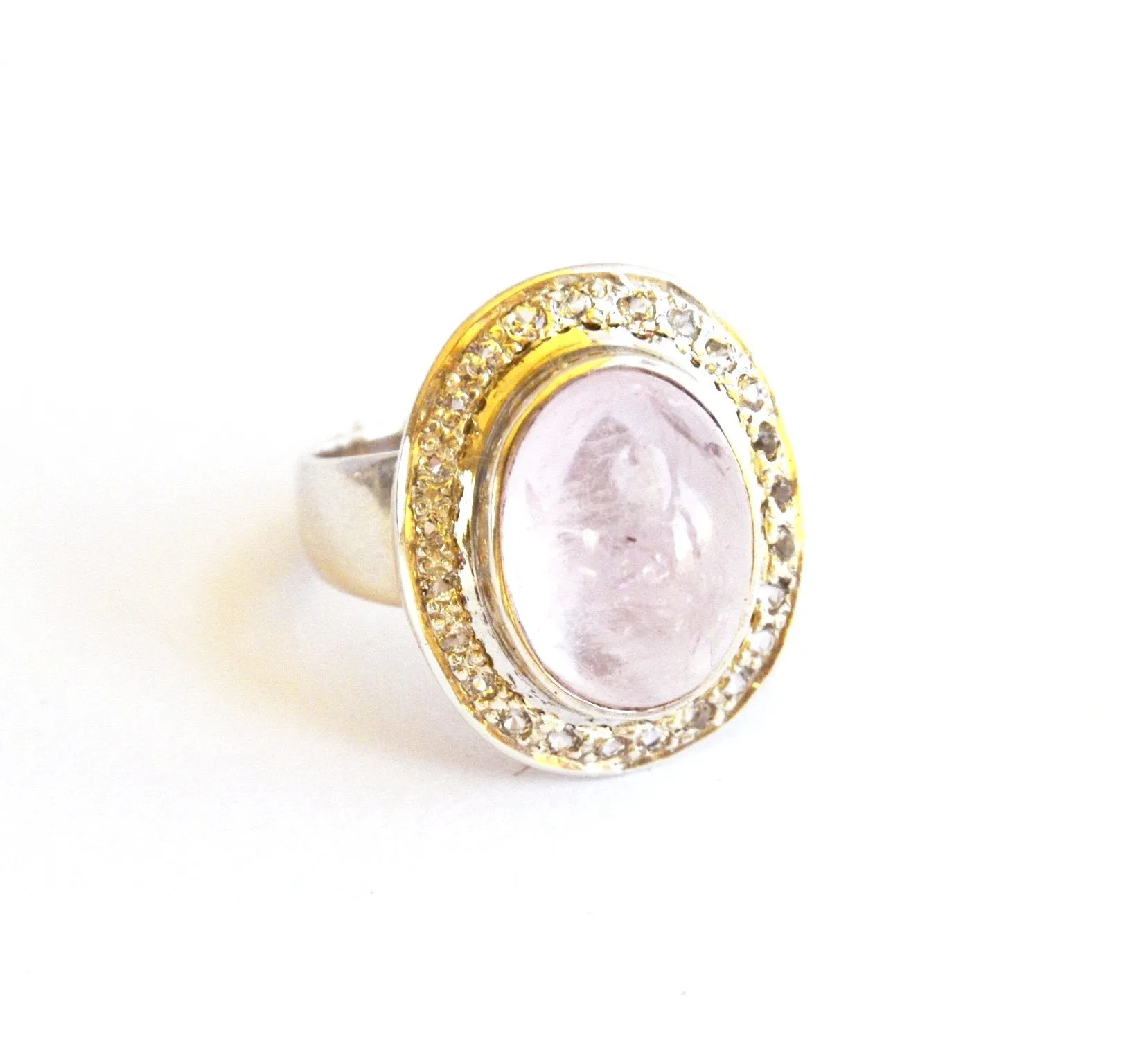 Soft Kiss - Morganite Ring 6 1/2