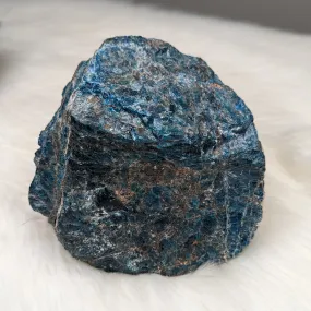 Sparkling Blue Apatite from Madagascar~ Large Display Specimen