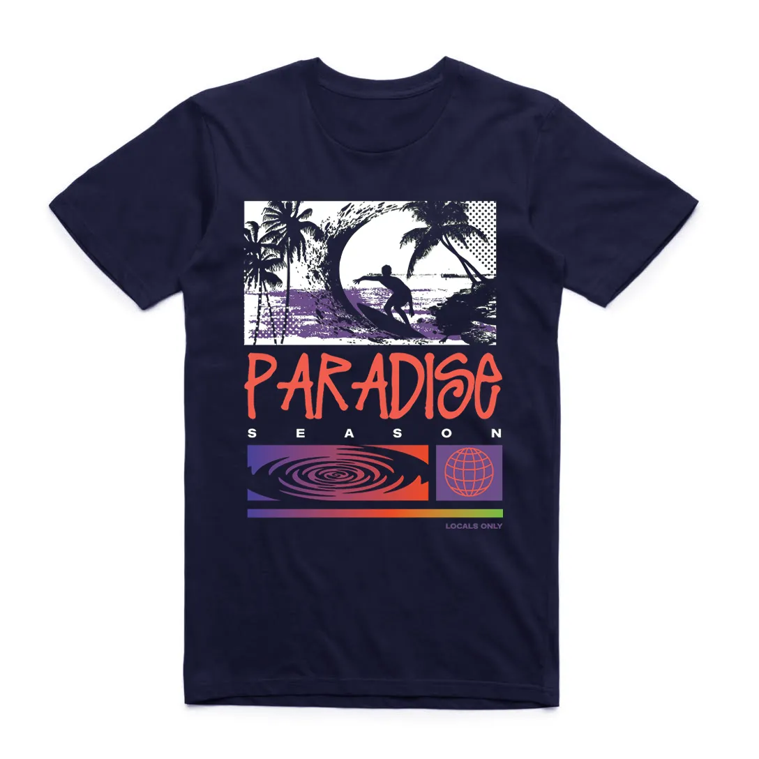 Surf Paradise Tee Nvy