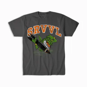 SWAMP SEARCHING TEE DARK GREY