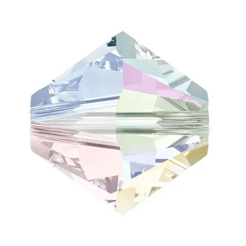 Swarovski 5mm Bicone - Crystal AB (10 Pack) XILION