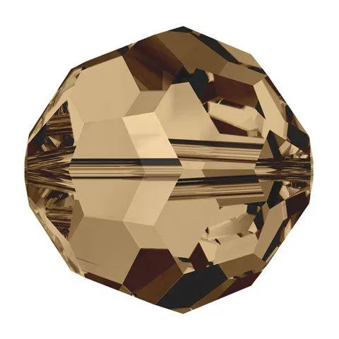 Swarovski 6mm Round - Light Smoked Topaz (10 Pack)