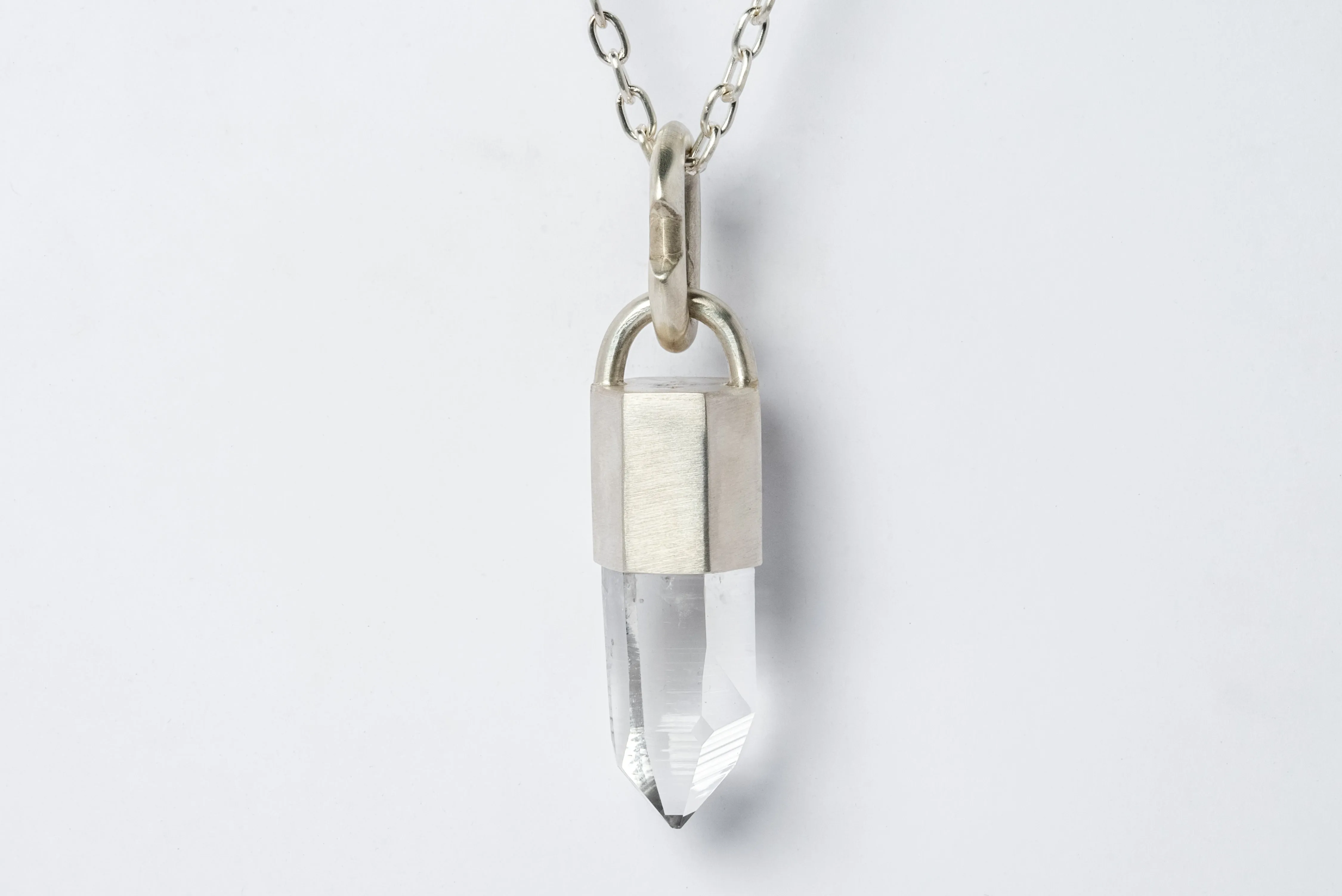 Talisman Necklace (Deco Linked, Lemurian Quartz, MA LEM)